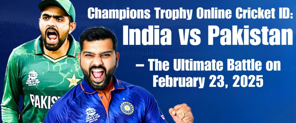 Champions Trophy Online Cricket ID