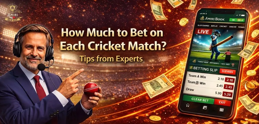 Amiri Book How Much Bet on Each Cricket Match