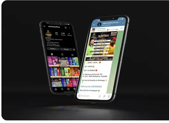 Amiribook Screen on Mobile Device Banner